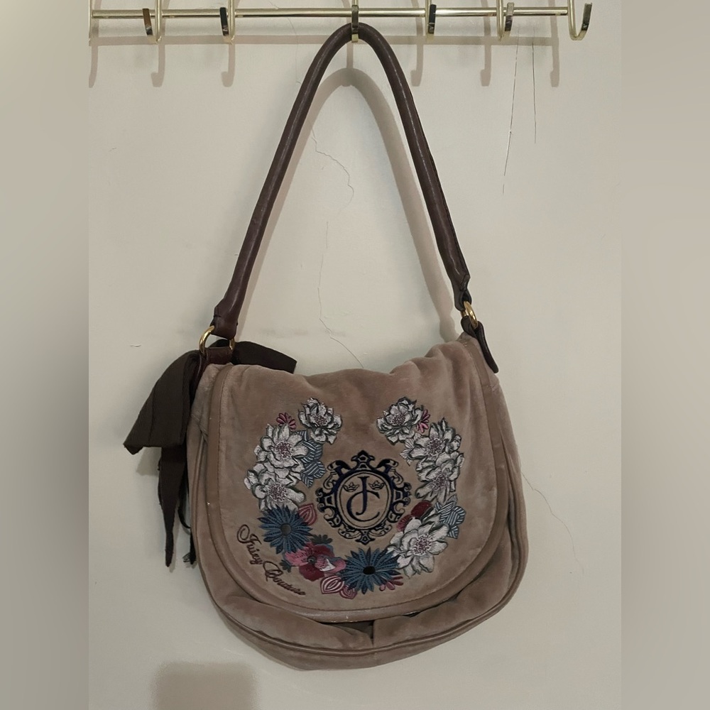 Beautiful tan rare vintage juicy couture hobo